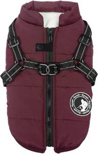 lot 10145 image: Gyuzh Dog Coat with Harness Puppy Coats Small Dog Harness Jacket Winter Waterproof Jackets for Smal Medium Large Dogs