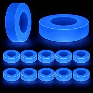 lot 10163 image: Deekin Ice Hockey Puck Glow in The Dark Pucks Floor Party Pucks Bulk Street Hockey Puck for Adults Outdoor Gifts Practicing & Training