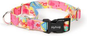 lot 10165 image: Hyhug Design Pattern Martingale Collar for Dogs Escape - Proof No Pull Durable for Outdoor Use, Ideal for Training & Daily Walks Dog Collar for Large Dogs (Colorful Dog, Large)