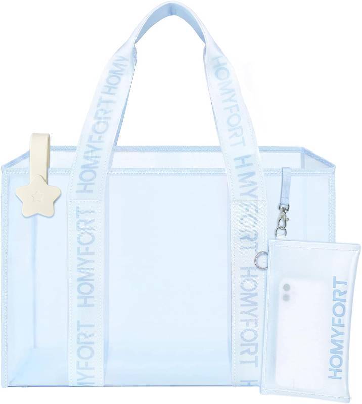 lot 4565 image: homyfort Large Beach Tote Bag for Women, 26L Large Waterproof Beach Tote Bag