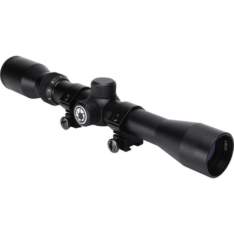 lot 4537 image: BARSKA 3-9x32 Plinker-22 Riflescope wDovetail Style Rings in Black, AC13087