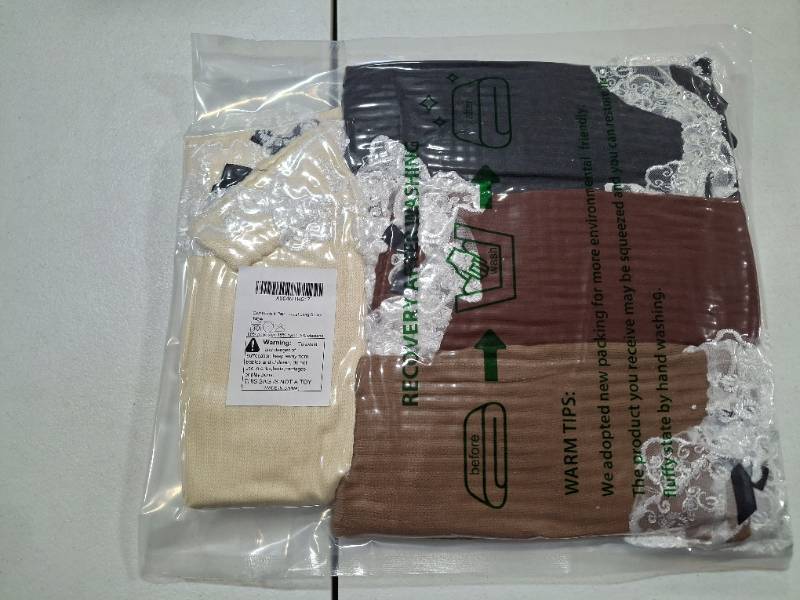 lot 7043 image: OwnTouch 4 Pairs Womens Long Socks