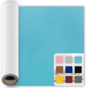 lot 8326 image: 1Pcs Leather Repair Patch, Sky Blue Self Adhesive Leather Repair Patch Kit 15.7x59 Inch, Large Vinyl Leather Repair Tape for Furniture, Car Seat, Couch, Sofa, Chair, Boat Seat