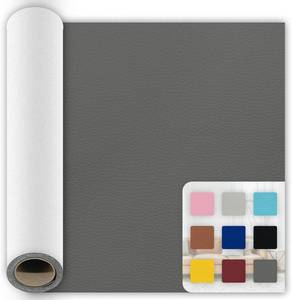 lot 8327 image: 1Pcs Leather Repair Patch, Dark Gray Self Adhesive Leather Repair Patch Kit 15.7x59 Inch, Large Vinyl Leather Repair Tape for Furniture, Car Seat, Couch, Sofa, Chair, Boat Seat