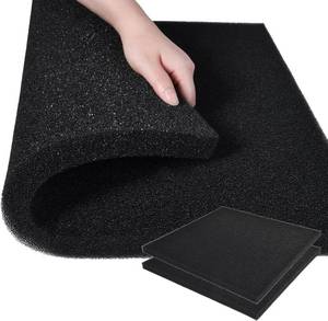 lot 8343 image: Hipanda 2 Pack Aquarium Bio Filter Sponge Pad 20x20x1,50PPI, Bio Filter Media Foam Pad Sponges, Cut-to-Size Open Cell Foam Sheet for Fish Tank