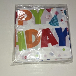 lot 9974 image: Birthday Tablecloth, 3 PCS Birthday Table Cloths 54 x 108 Disposable Birthdays Table Cover Waterproof Plastic TableCloth Rectangle Party Tablecloths for Kid s Happy Birthdays Party Decorations
