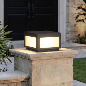 lot 10703 image: MVBT Outdoor Post Lights Hard Wired, 9.8 Pillar Lights Waterproof, AC100-240V LED Column Lamp, Electric Modern Fence Deck Cap Lantern 3000K Lighting for Patio Garden Driveways Entrances Posts