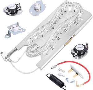 lot 10777 image: Dryer Heating Element for Maytag Bravos Dryer MEDB765FW0 MEDE250XL0 MEDX700XL0 MEDX700AG0 MEDX500XW1 MED9700SQ0 MED855DC4 MEDX500XW1 MED5630HC0 YMEDX700AG0 7MMEDX550XW0 Thermal Fuse Kit
