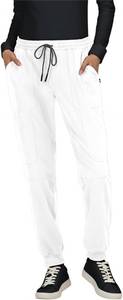 lot 11030 image: KOI Next Gen Womens 7 Pocket Good Vibe Jogger Scrub Pants with 4-Way Stretch and Elastic Waistband Size Medium