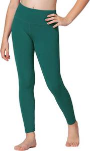 lot 11132 image: Stelle Girls Athletic Leggings Kids Dance Workout Running Yoga Pants with Hidden Pocket, Color Navy, SIZE XS
