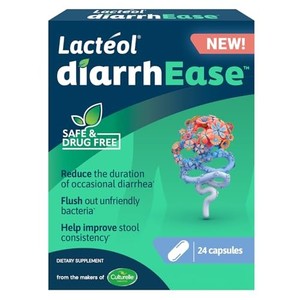 lot 12247 image: Lact ol DiarrhEase- a Safe, Drug Free and Clinically Tested Postbiotic Strain That Helps Soothes Occasional Digestive Upset and Shortens the Duration