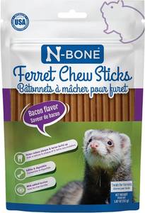 lot 12472 image: N-Bone Ferret Chew Sticks Bacon Flavor, 1.87-oz Bag