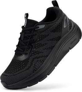 lot 12603 image: FitVille Womens Walking Shoes Wide Width Sneakers Wide Shoes for Women Foot Pain Relief - Cloud Walker V8 Size 7W