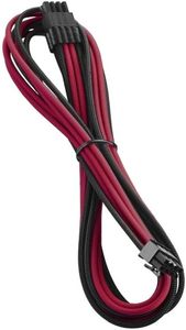 lot 12627 image: CableMod E-Series Pro ModMesh Sleeved 8-pin PCI-e Cable for EVGA GG  PP  T (Black  Red, 60cm)