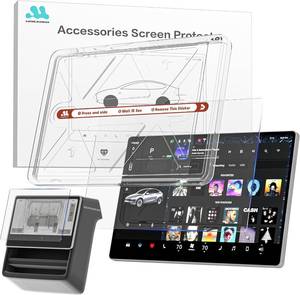 lot 12279 image: for Tesla New Model Y Juniper & Model 3 Highland Accessories Screen Protector, 15.4 inch HD Nano Ceramic Protector for New Model Y Juniper  Model 3 (20242026) - Anti-Reflective Anti Fingerprint