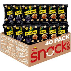 lot 305 image: Smartfood Popcorn, Sweet & Salty Kettle Corn, 0.5 Ounce (Pack of 40) BB FEB 10 2026
