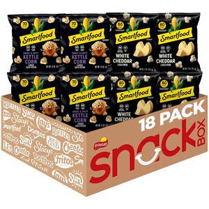 lot 349 image: Smartfood Popcorn, Variety Pack, 0.5 Ounce (Pack of 18) BB JUNE 17 2025