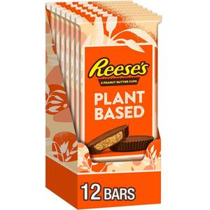 lot 434 image: REESES Plant Based Oat Chocolate Confection Peanut Butter Cups, Candy Packs, 1.4 oz (12 Count) BB 042026