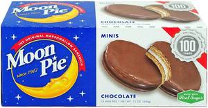 lot 438 image: MoonPie Marshmallow Sandwich Minis Chocolate, Original, 12 Ounce 6926