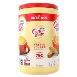 lot 457 image: Nestle Coffee-mate Coffee Creamer 56oz. canister May 4th 2027