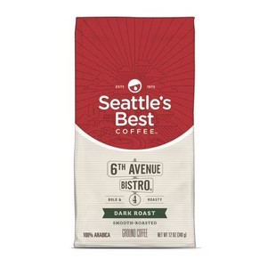 lot 462 image: Seattles Best Coffee Arabica Beans 6th Avenue Bistro, Dark Roast, Ground Coffee, 12 oz Jan 12,2026