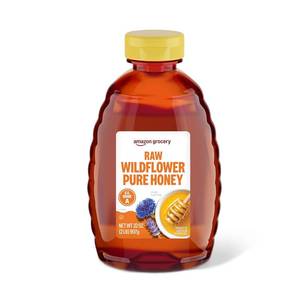 lot 524 image: Amazon Grocery, Raw Wildflower Honey, 2 Lb BB Jan 27.