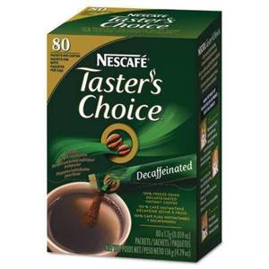 lot 532 image: Lot of 2 Nescafe Tasters Choice Instant Coffee, Decaffeinated, 80 Count Single Stick BB 