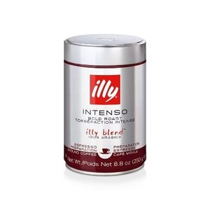 lot 535 image: Illy Intenso Dark Roast Espresso Ground Coffee - 8.8oz BB 5 2027