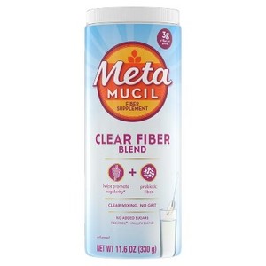 lot 568 image: Metamucil Clear Digestive Fiber Blend - 11.6oz75 Dose BB 1027
