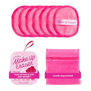 lot 144 image: The Original MakeUp Eraser, Erase All Makeup with Just Water, Including Waterproof Mascara, Eyeliner, Foundation, Lipstick, Sunscreen, and More Original Pink, 1 count Retail $18
