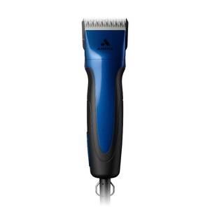 lot 1733 image: Andis 68520 Excel Professional 5-Speed Detachable Blade Clipper Kit - AnimalDog Grooming, Rotary Motor, Soft-Grip Anti-Slip Housing, 14-Inch Cord, for All Coats & Breeds, SMC, Blue