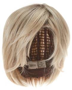 lot 1758 image: Raquel Welch Born to Shine Short Asymmetrical Ready To Wear Wig by Hairuwear, Average Cap Size, RL1622SS Iced Sweet Cream