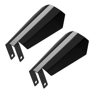 lot 1784 image: PBYMT Gloss Black Coffin Cut Handguards Hand Guards Compatible for Harley Touring Street Glide Road King Electra Glide Bagger 2014-2023 (Hydraulic Clutch Style-Large)