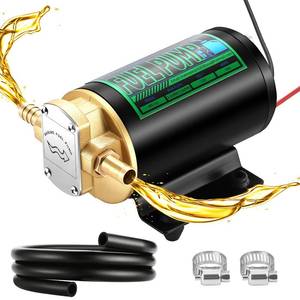 lot 1797 image: Mxmoonant 12V Oil Transfer Pump, 3.2GPM Self Priming Oil Change Extractor Pump, Fuel Transfer Pump with Hoses for Diesel Kerosene Marine Boat Truck