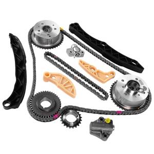 lot 1820 image: Autodevil Timing Chain Kit 2.0L 2.4L Fit for Sonata 2011-2019 for Santa Fe Sport 2013-2018 for Tucson-Auto 14-19 for Sorento 12-19 for Optima 14-16 wCamshaft Gears Tensioner Car Engine Time Parts