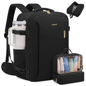 lot 1826 image: LOVEVOOK Travel Backpack For Women & Men with Waist Strap,40L Waterproof Carry On Backpack Luggage Travel Essentials Flight Approved,TSA Personal ltem Travel Bag Weekender Daypack with 3 Packing Cubes