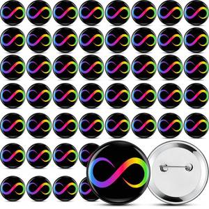 lot 2358 image: Batiyeer 50 240 Pcs Autism Awareness Buttons Pin Bulk Autism Acceptance Neurodivergent Infinity Symbol Pride Pins for Kids Adults Autism Awareness Events Clothing Bag Accessories(240 Pcs)