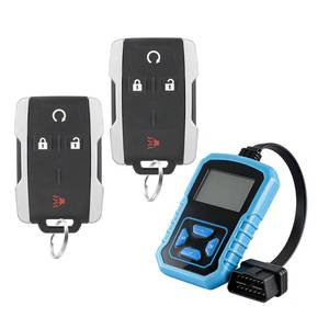 lot 2359 image: at Home DIY Key Fob Remote Replacement kit for Chevy Silverado 1500 2500 3500 GMC Sierra 2014-2018 Chevy Colorado GMC Canyon 2015-2020 M3N-32337100 with Easy Simple OBD Tool