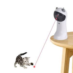 lot 2413 image: TBTeek Cat Toy, Automatic Motion-Activated, 5 Fun Patterns, 4 Speed Modes, Adjustable Light Angles, Random Rotating Trajectory, Rechargeable