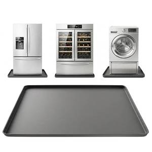 lot 2435 image: Large 29�29Silicone Washing Machine Drain Pan,0.98 Raised Edges,Non-Slip Waterproof Drip Tray for Under Washer & Dryer,Anti-Vibration Floor Leak Protector for Refrigerator,Air Fryer,Coffee Maker