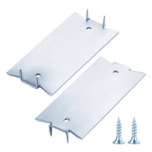 lot 2488 image: Wensilon(30 pcs) Zinc 1.5X3 Inch 16-Gauge Anti-Nail Protection Plate Shield, Nail Plate for Wood Studs, Steel Cable Wire Protector Plate with Sharp Pointed Prongs for Protection Plumbing and Wiring