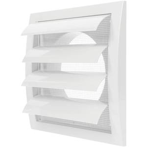 lot 2490 image: Repa Market ABS Plastic White 5 Inch Dryer Vent Cover Outside, 5 Inch Exhaust Vent Cover with Flaps and Mesh Screen for Walls or Ducting, Outside Vent Covers for House, Kitchen, Exterior Wall Vent