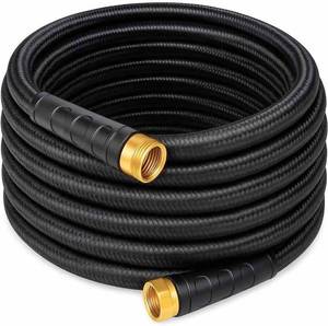 lot 3445 image: Flexible Garden Hose 50ft �� Lightweight, Kink-Free Heavy Duty Water Hose �� Abrasion Resistant All-Weather Garden Hose for Yard, Car, Outdoor Use