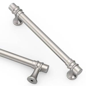 lot 4421 image: Asidrama 10 Pack 5 Inch(128mm) Brushed Nickel Cabinet Pulls Kitchen Cabinet Handles Satin Nickel Cabinet Drawer Hardware for Cupboard