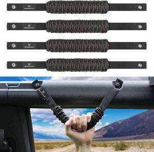 lot 4477 image: SEVEN SPARTA 4 Pack Roll Bar Grab Handles Compatible with Ford Bronco 2021-2025 24 Door, Paracord Grip Handle, Replacement for Bronco Interior Accessories (Not Compatible with Bronco Sport)