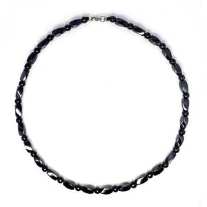 lot 6468 image: Hion Magnetic Black Obsidian Necklace for Women Men, Natural Wellness Jewelry for Daily Comfort & Relaxation