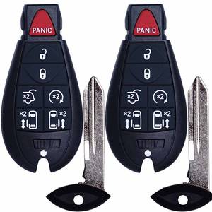 lot 12073 image: MechanMagic Key Fob Replacement Compatible for Chrysler Town and Country Dodge Grand Caravan 2008-2020 Car Keyless Entry Remote Control M3N5WY783X IYZ-C01C