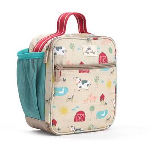 lot 12077 image: Itzy Ritzy Toddler Lunch Box - Kids Lunch Bag is Insulated and Includes Water Bottle Holder Plus 2 Pockets - Durable, Easy to Clean Toddler Bag (Farm)