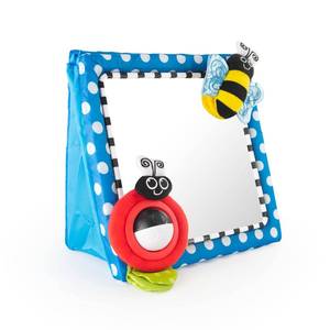 lot 12085 image: Sassy Tummy Time Floor Mirror, Developmental Baby Toy, Newborn Essential, Great Shower Gift, 0 months