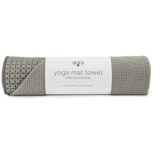 lot 12109 image: S&T INC. Yoga Mat Towel with Non-Slip Grip, Enhanced Silicone Grip, Soft and Absorbent for Gym, Pilates, and Hot Yoga Mat, 1 Pack, 24 inches x 72 inches, 340GSM, Pink